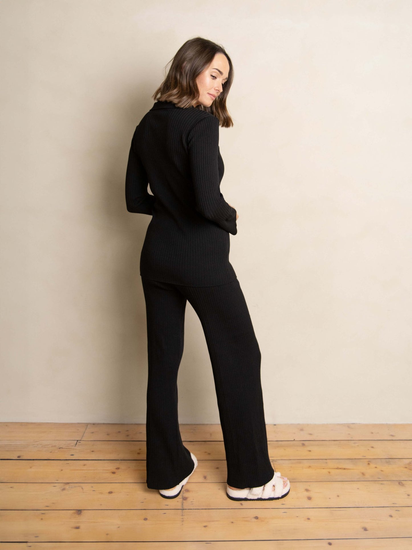 Essentials Loungewear Set - Black - Plush Underwear
