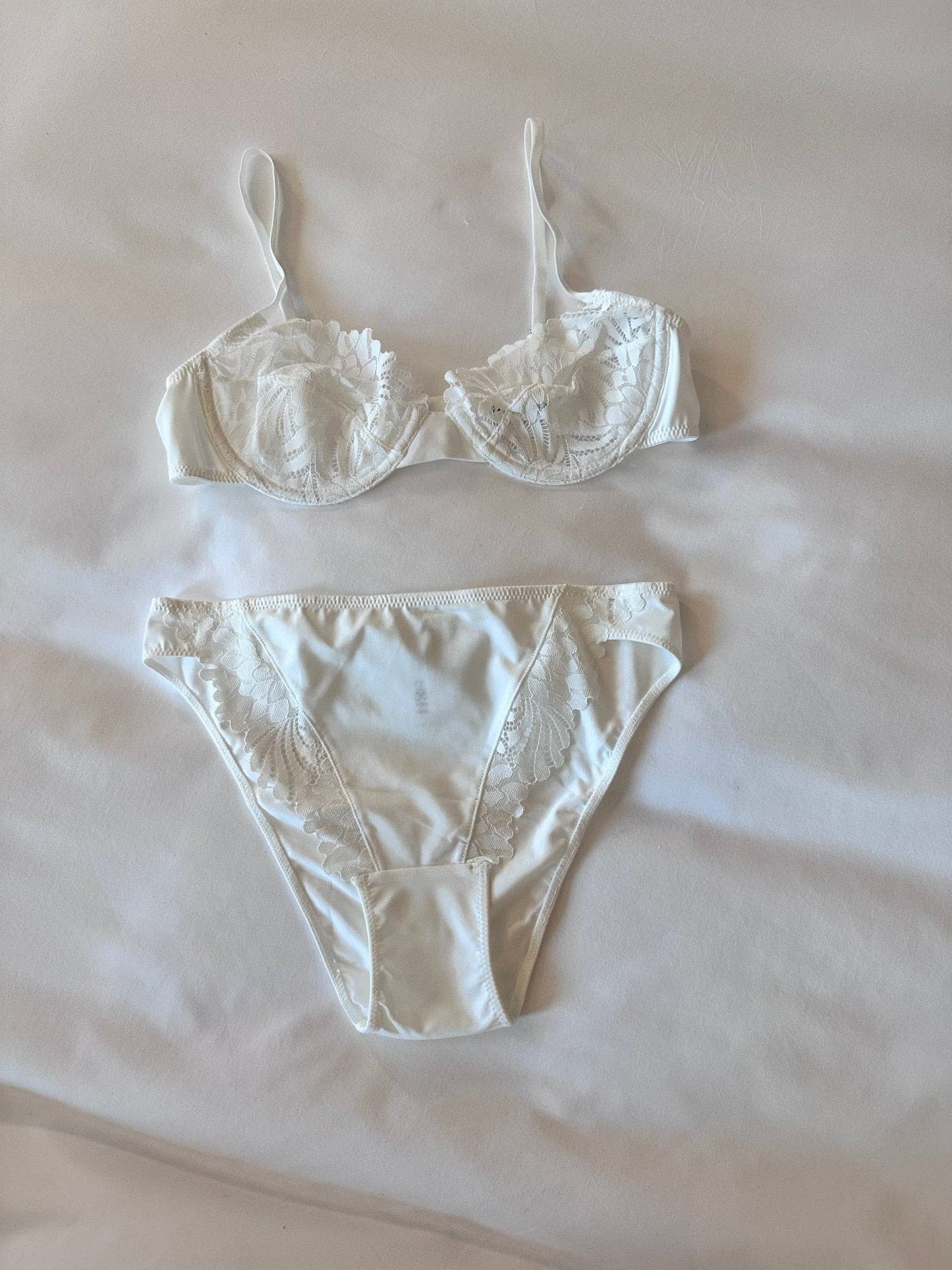 Luxe Leaf Briefs Set - White - Plush Underwear
