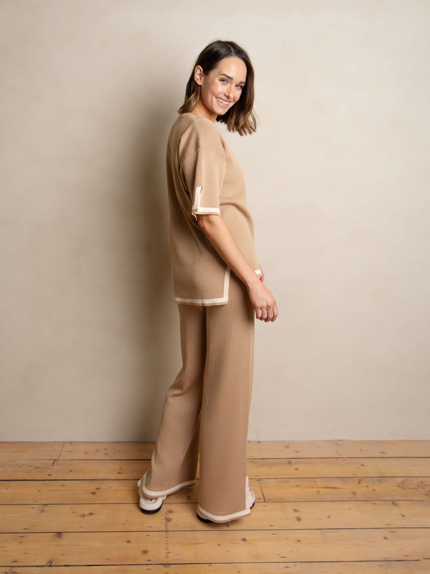 The Camel Mono Loungewear Set - Plush Underwear