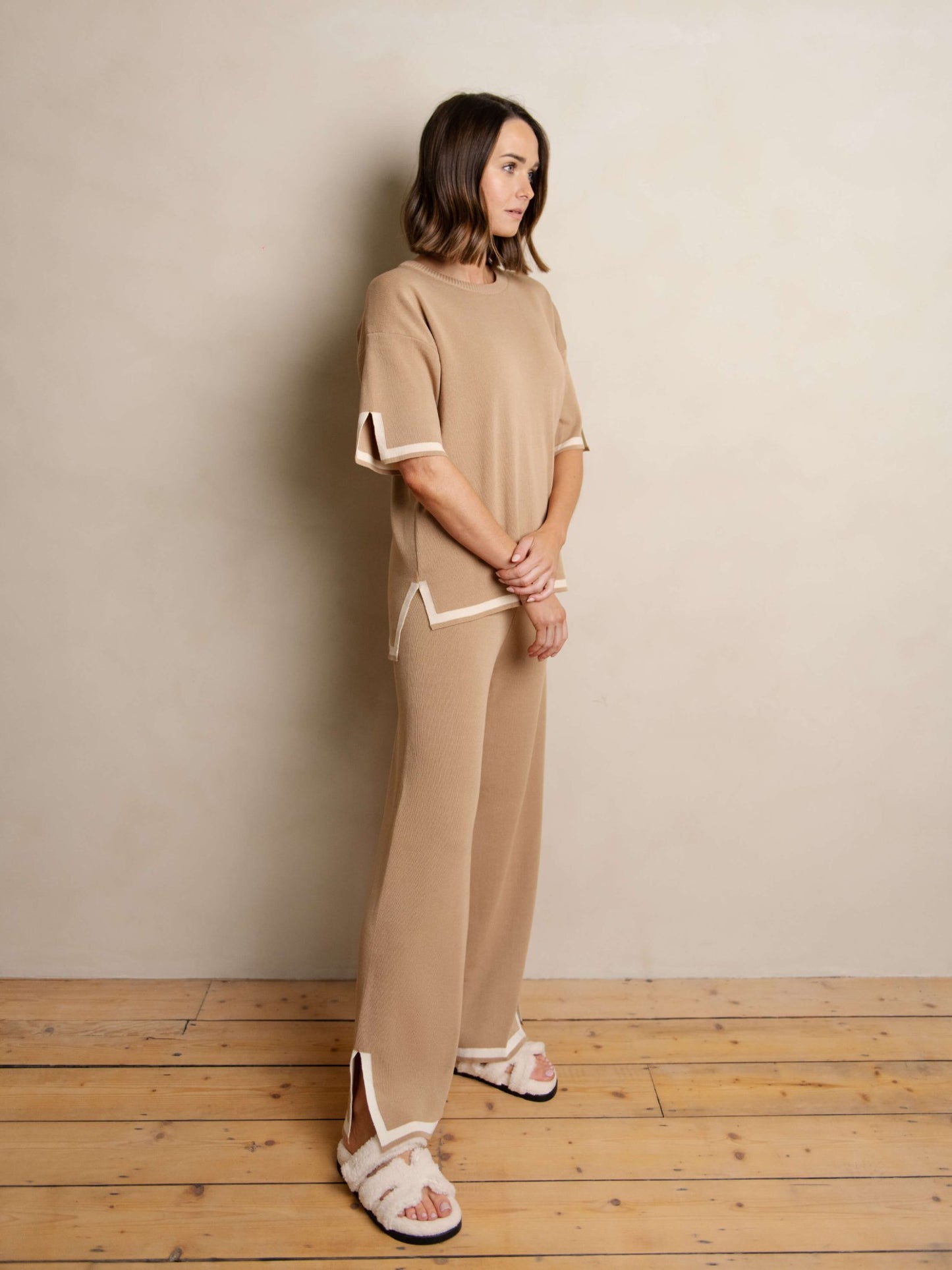 The Camel Mono Loungewear Set - Plush Underwear