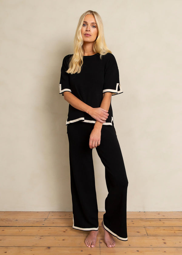 The Soft Wide Leg Loungewear Set - Plush Underwear