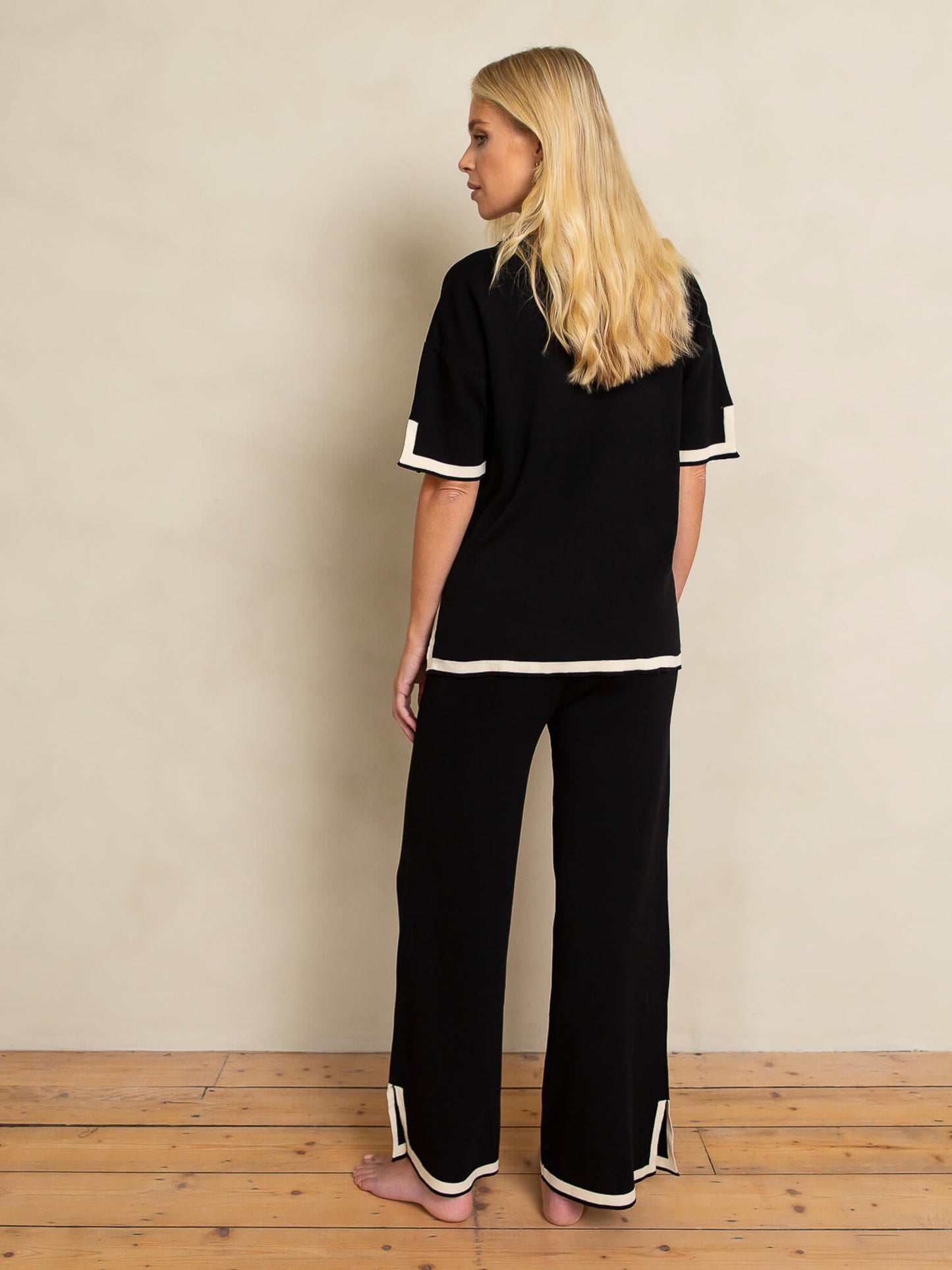 The Soft Wide Leg Loungewear Set - Plush Underwear