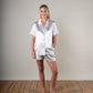 The Bridal Shorts Pyjamas: Oyster