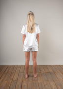 The Bridal Shorts Pyjamas: Ivory