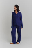 The Luxury Pyjamas in Deep Navy