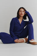 The Luxury Pyjamas in Deep Navy