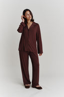 The Luxury Pyjamas in Chocolate