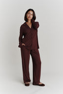 The Luxury Pyjamas in Chocolate