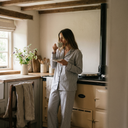 Bamboo Cotton Stripe Pyjamas | Plush