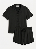 The Summer Shorts Set in Black