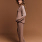 The Luxury Pyjamas in Taupe - Plush