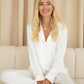 The Luxury Pyjamas in White - Plush