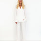 The Luxury Pyjamas in White - Plush