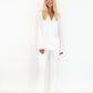 The Luxury Pyjamas in White - Plush