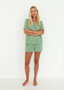 The Summer Shorts Set Matcha - Plush Underwear
