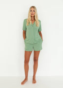 The Summer Shorts Set Matcha - Plush Underwear