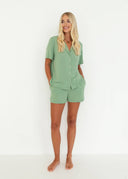 The Summer Shorts Set Matcha - Plush Underwear