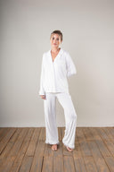 The Luxury White Ruffle Pyjamas