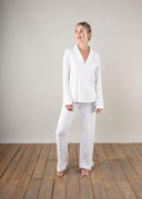The Luxury White Ruffle Pyjamas