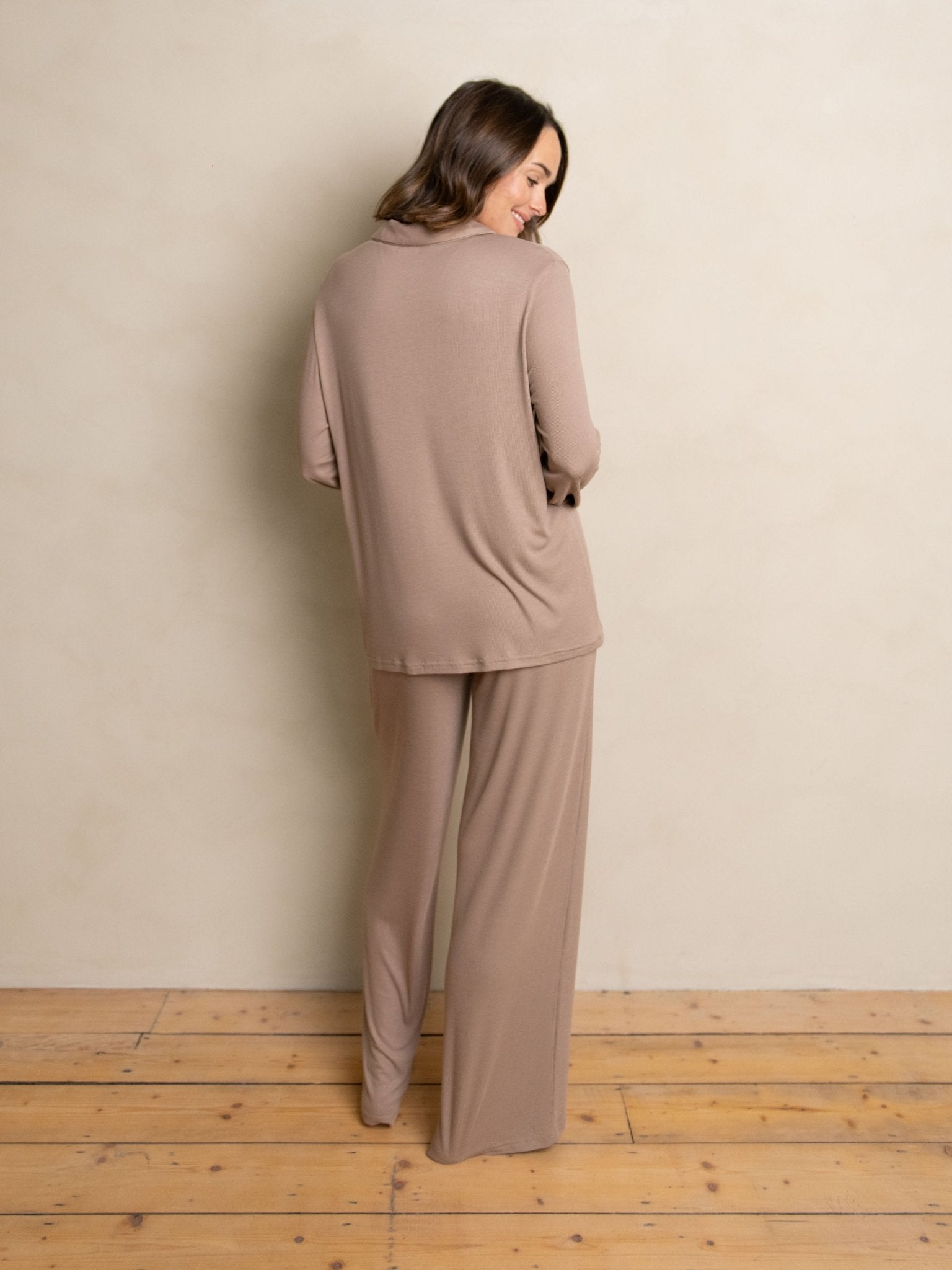 The Luxury Pyjamas Taupe - Plush Underwear